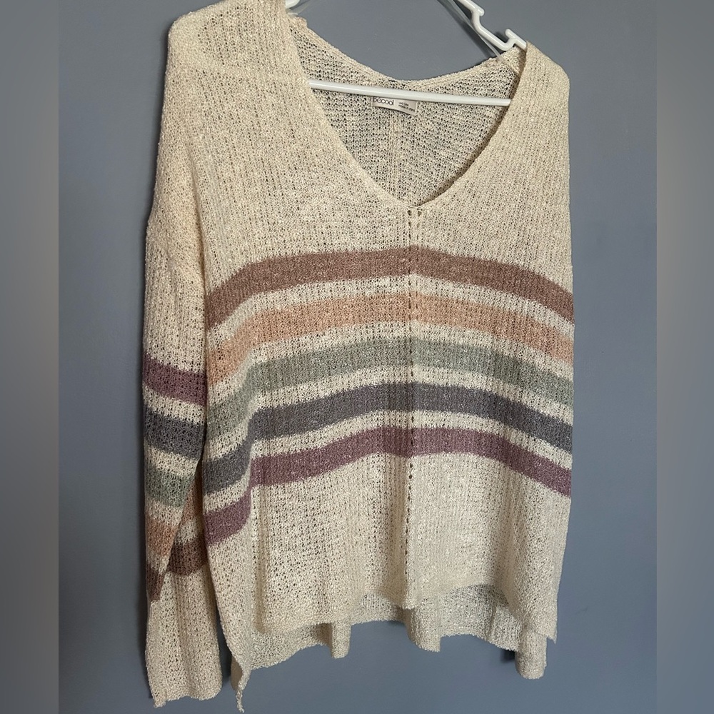 Muted Striped Sweater
